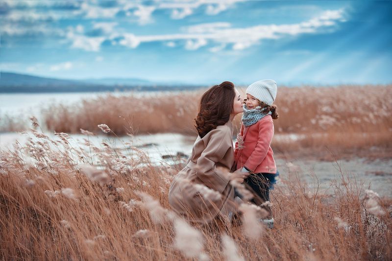 Мама и дочка фото превью