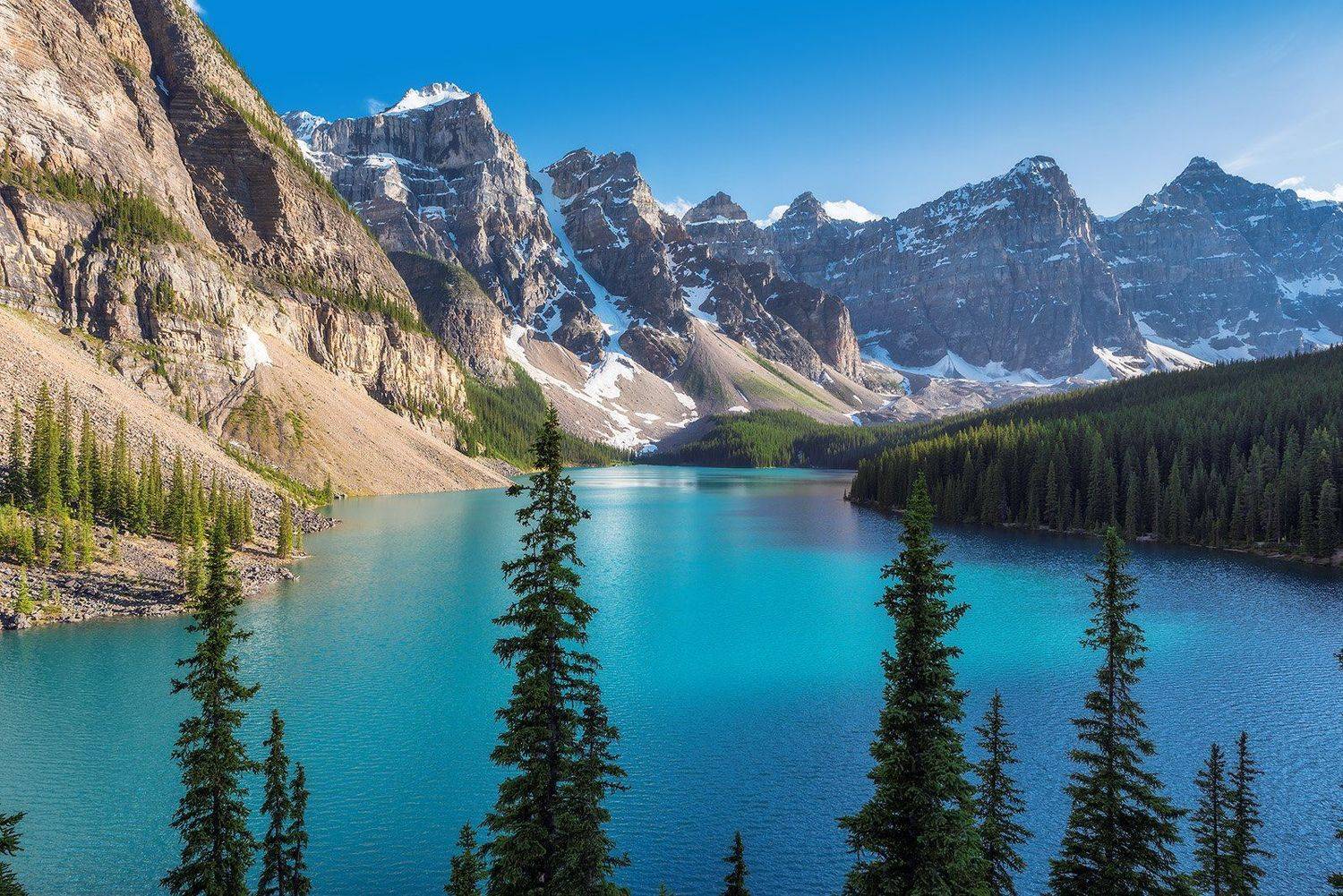 canada, banff, national, park , lake, nature, louise, moraine, landscape, scenery, mountain, canadian rockies, rocky mountains, summer, reflection,  rocky, alberta, scenic, sunrise, hiking, trekking, calgary, travel, forest,, Dmitry Vinogradov