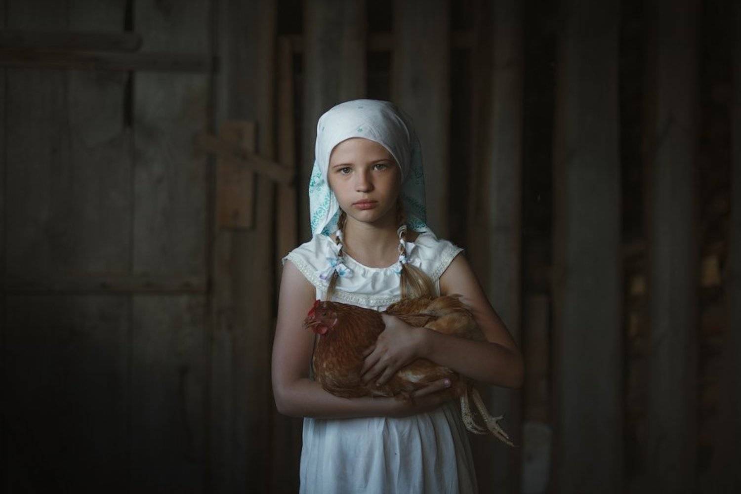 дети, деревня,село, бабушка,семья,курица,утро,жизнь,одиночество,хозяйсьво, Оксана