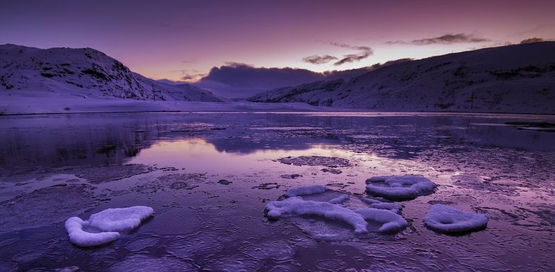 Териберка, закат, Кольский В лучах заходящего солнца  фото превью