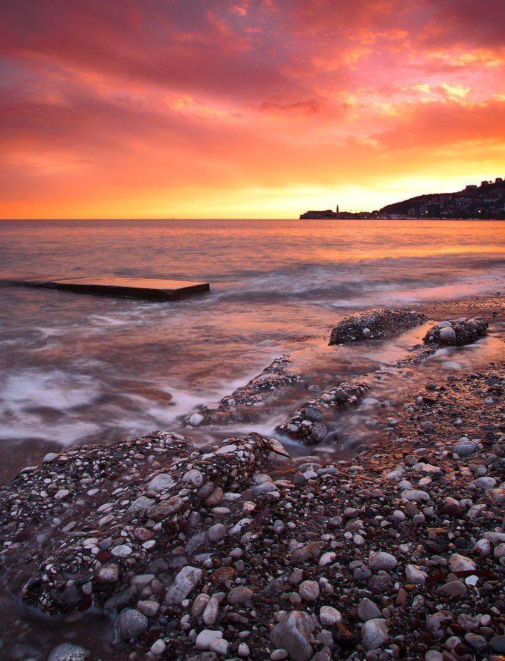 черногория, закат, будва, старый город, Alexander Martynov