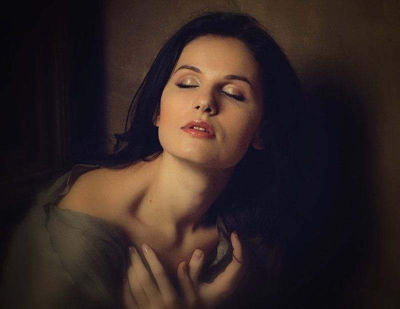 девушка, руки, чувства, ощущения, грезы, Feelings фото превью