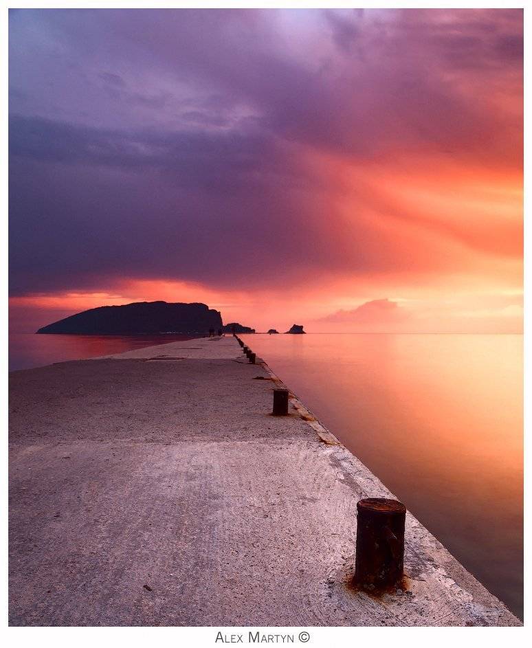 будва, черногория, закат, море, Alexander Martynov