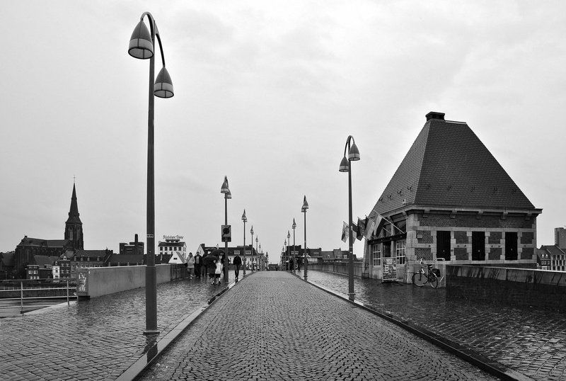 нидерланды, маастрихт, маас, мост, sint, servaasbrug Мост фото превью