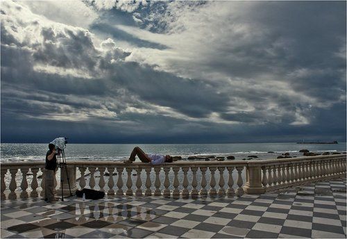 в Ливорно снимается кино