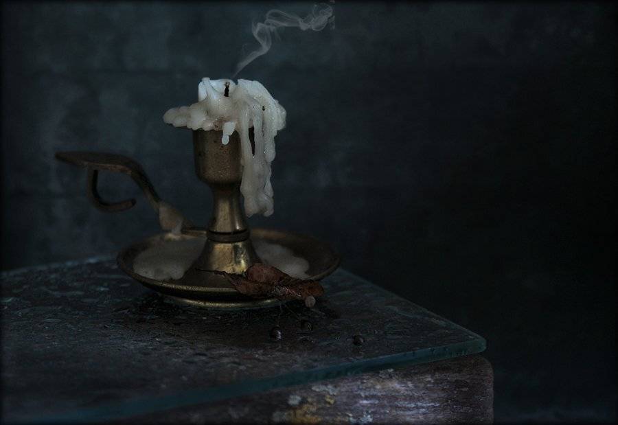 натюрморт, свеча, Елена Соловьёва