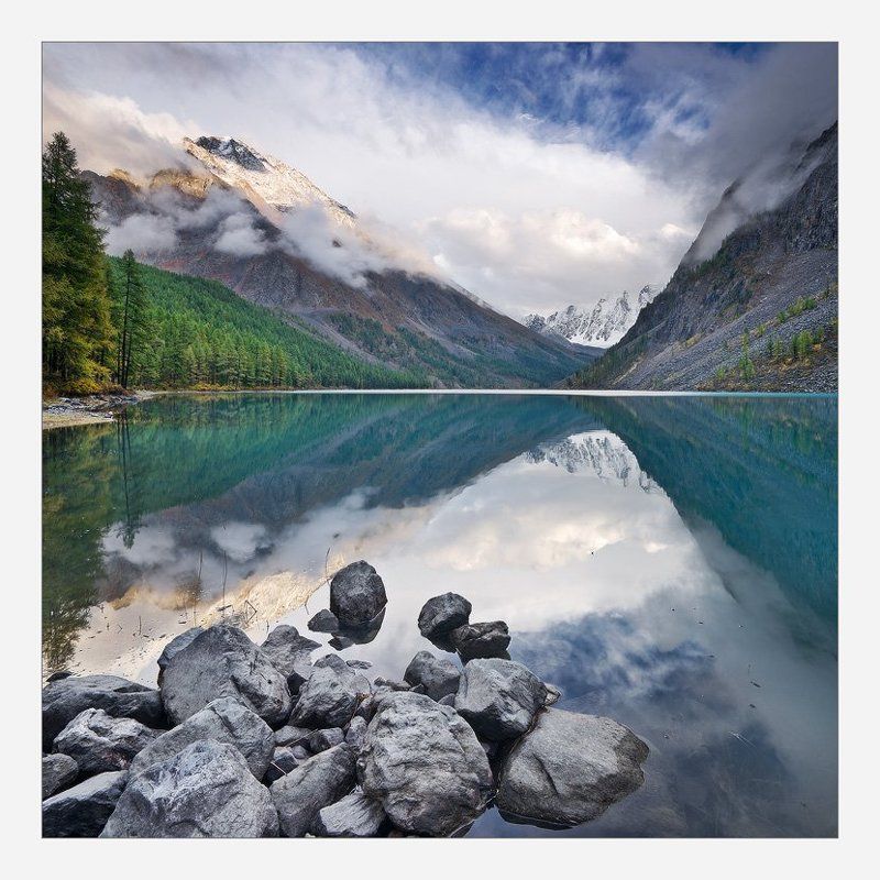 алтай, шавла Вечер на Нижнем Шавлинском фото превью