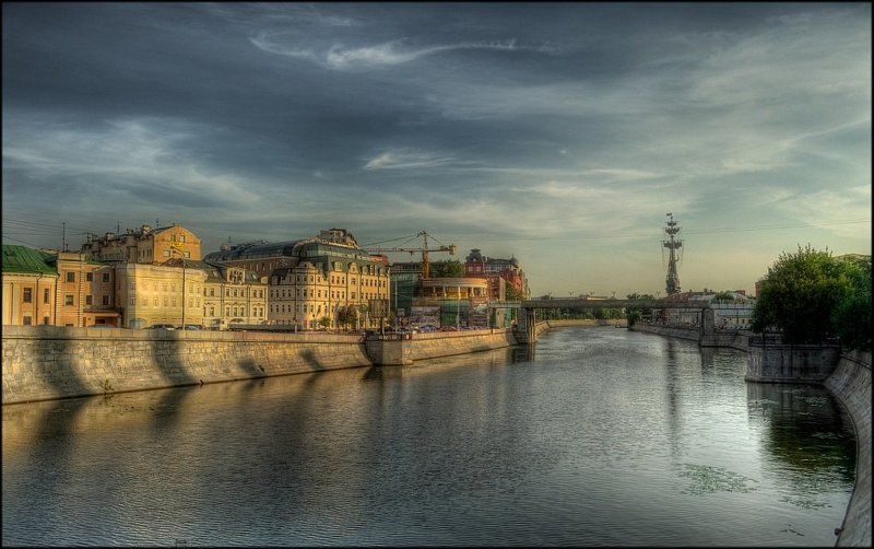 город, пейзаж, москва, hdr Новый облик старого Города фото превью