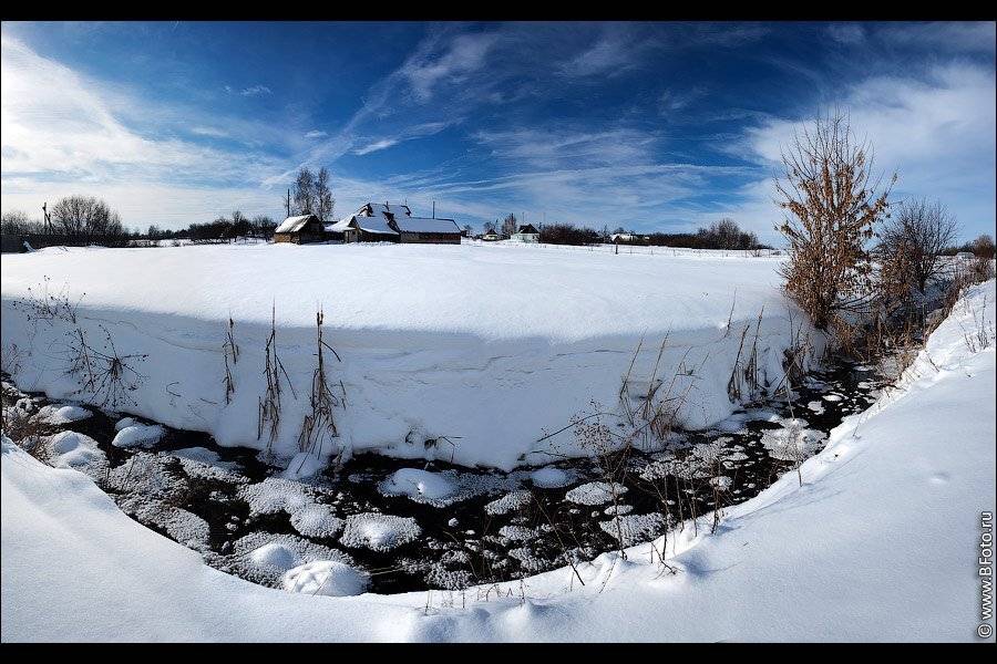 зима, снег. сугробы, пейзаж, Алексей Строганов