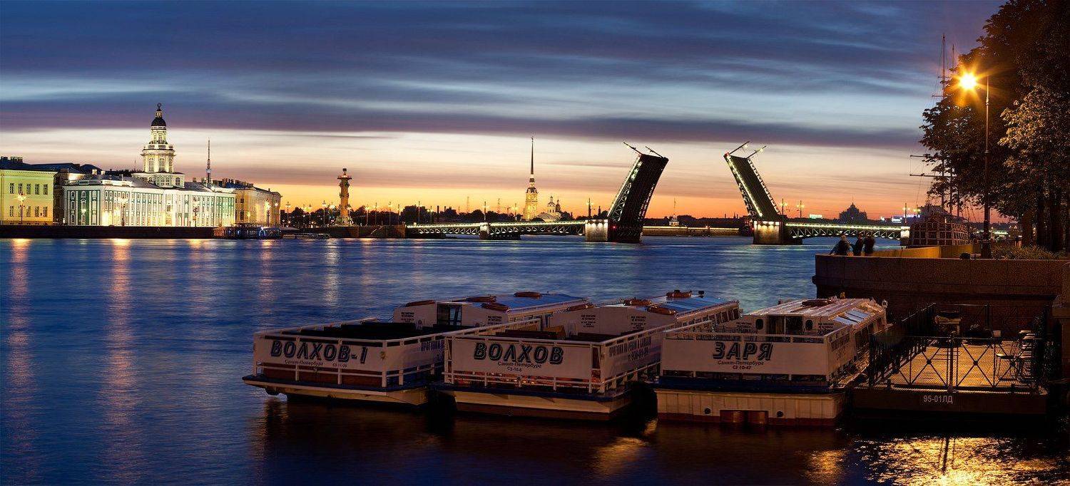 белые ночи, дворцовый мост, кунсткамера, нева, петропавловка, питер, разведение мостов, санкт-петербург, Alex Darkside