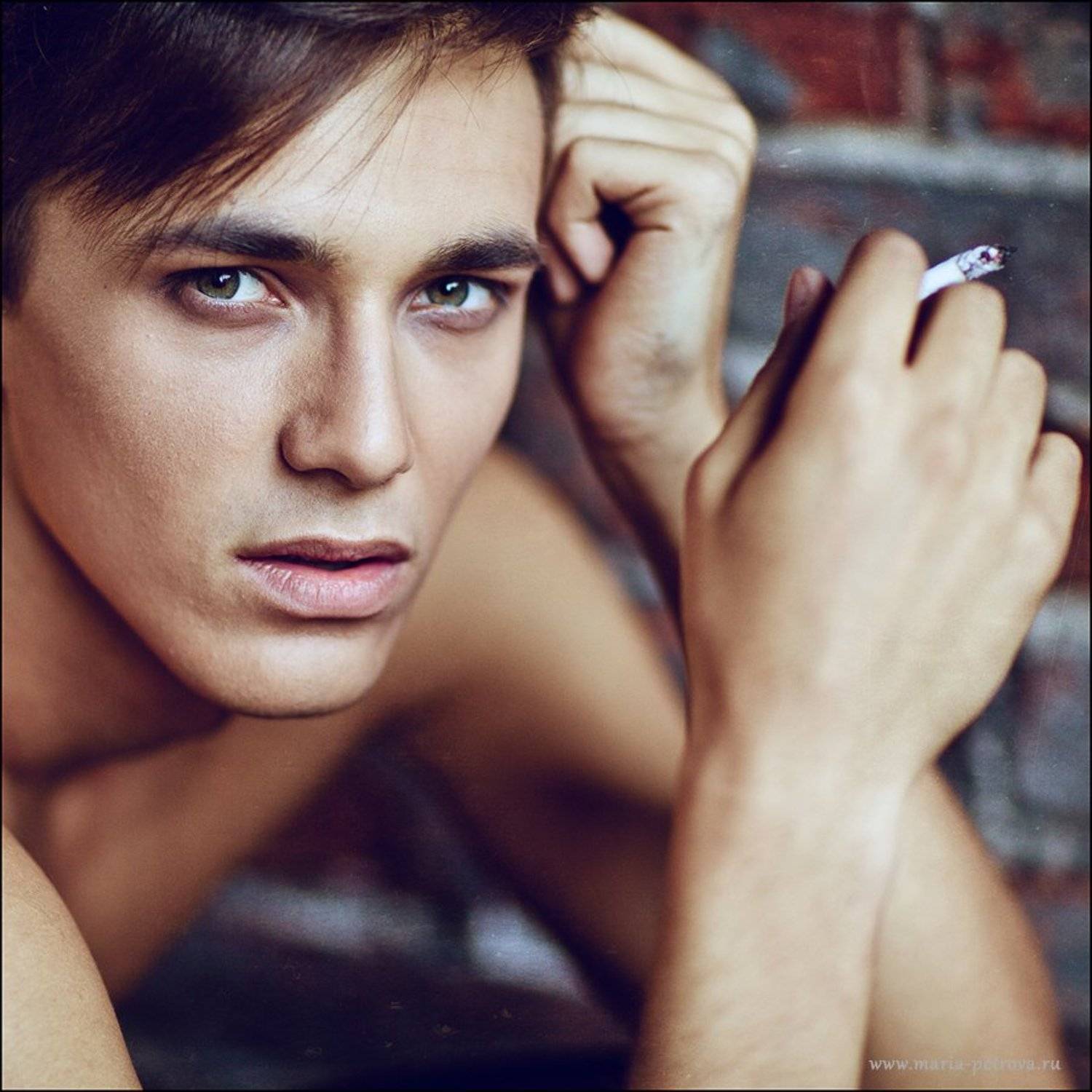 портрет, мужчина, взгляд, Петрова Мария