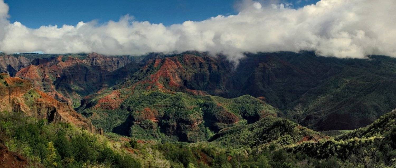 waimea, каньон, kauai, hawaii, панорама, Андрей Станко