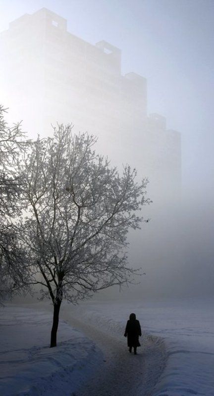 утро Город фото превью