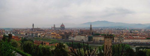 Вид с площади Микеланжело. Флоренция