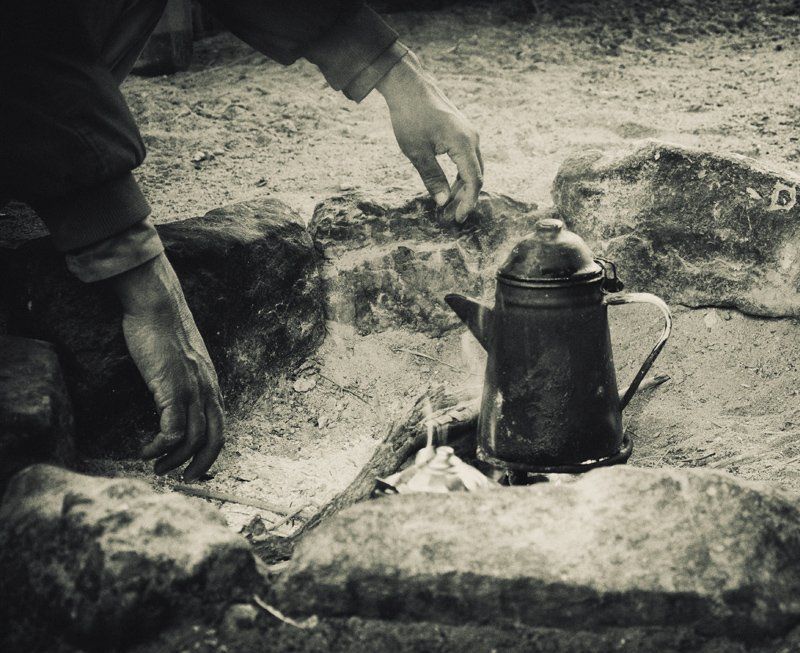 пустыня, чай Чай в пустыне фото превью
