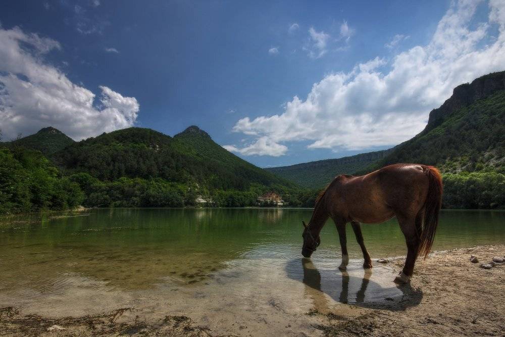 вода, горы, крым, лето, мангуп, небо, Петриченко Валерий