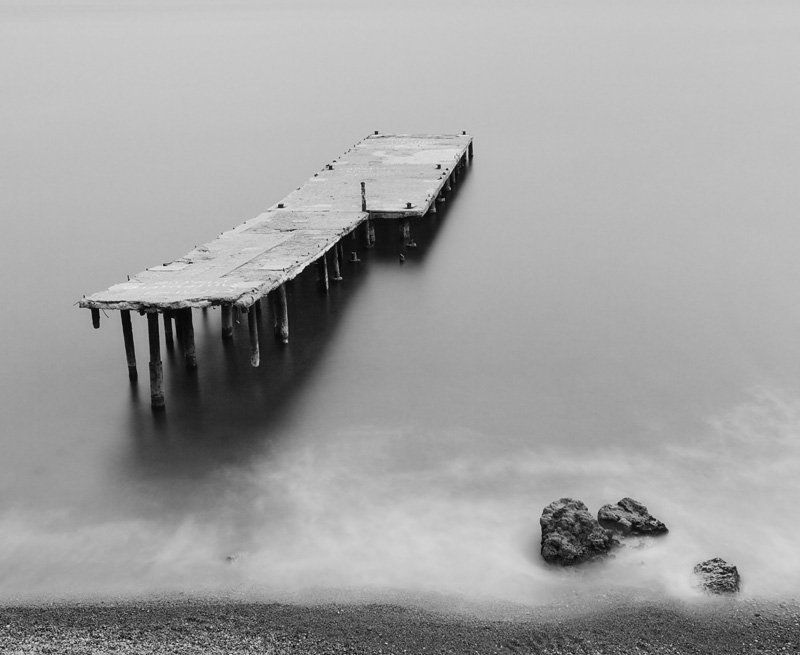 симеиз, крым Одинокий причал фото превью