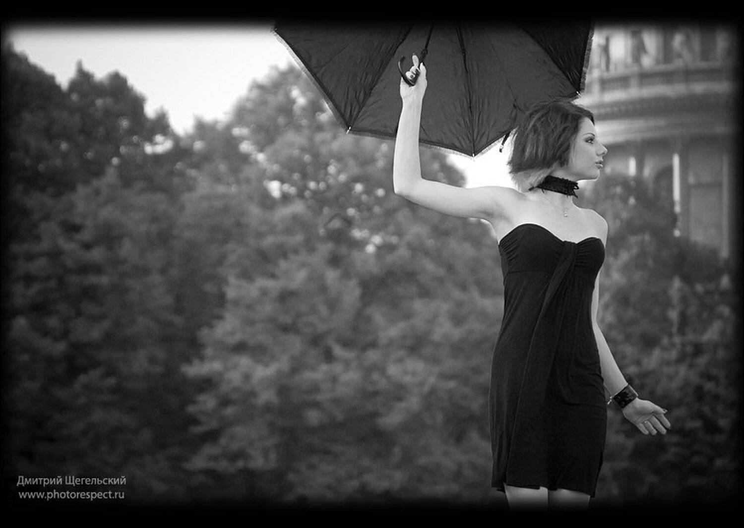 петербург, утро, девушка, зонт, мэри, поппинс, Дмитрий Щегельский