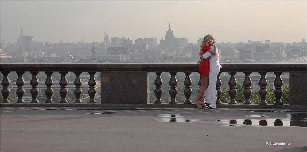 москва, утро, воробьевы горы, молодые, любовь,влюбленные, кулешов евгений, Кулешов Евгений