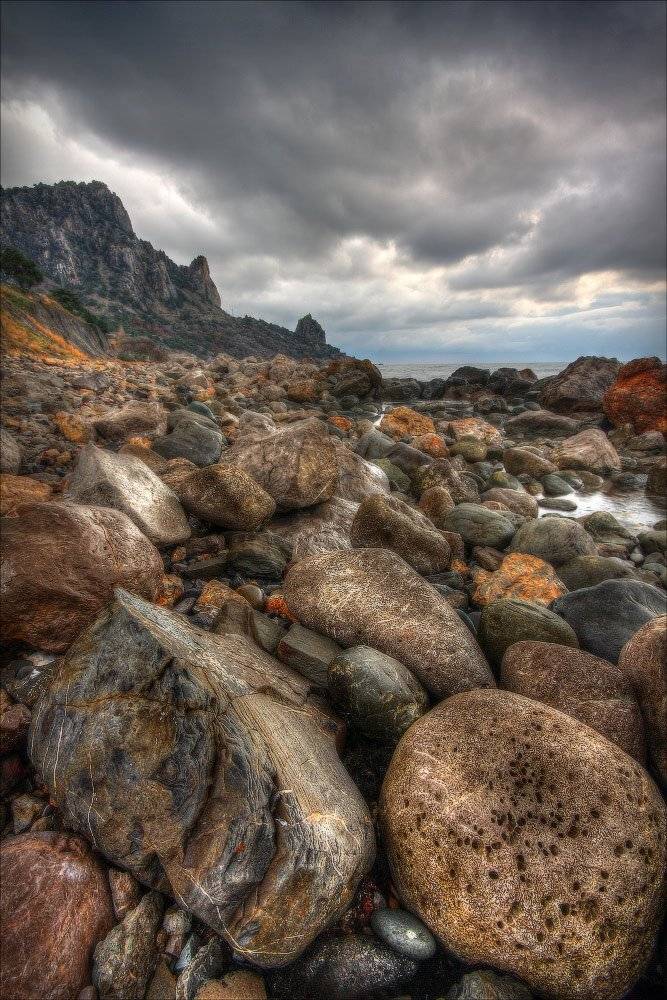 горы,  зима, кацивели, крым, море,  январь, Петриченко Валерий