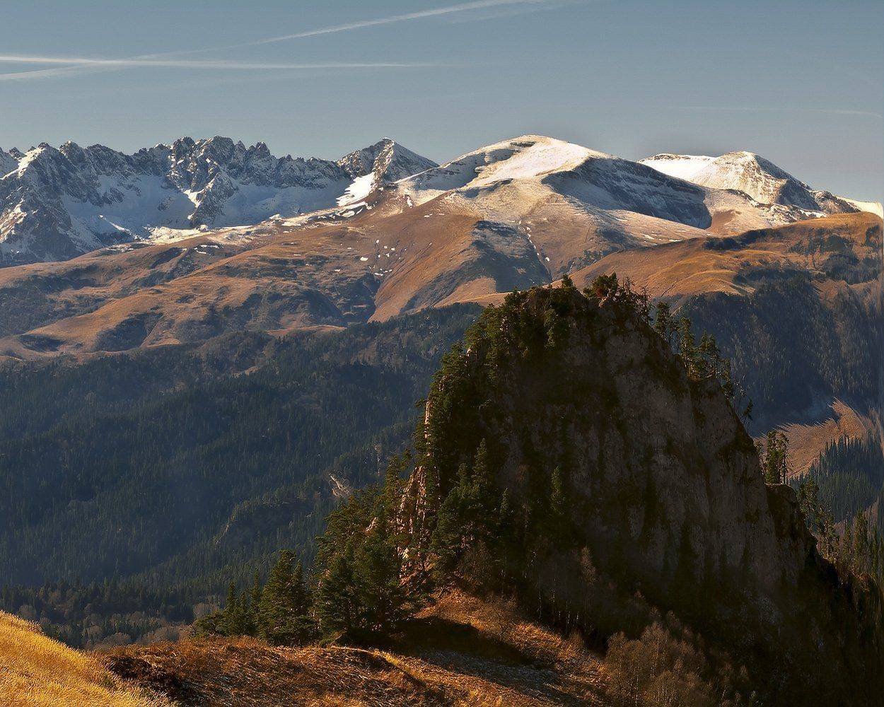горы, кавказ, бамбаки, осень, ФЁДОР