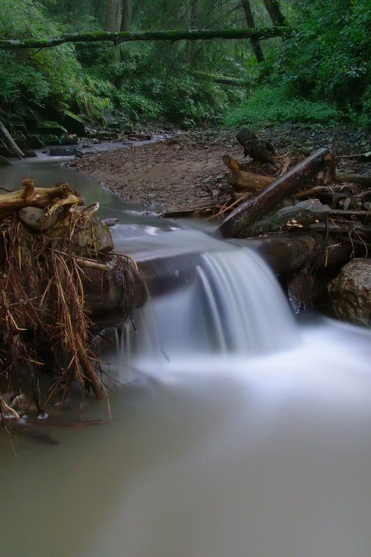 водопад, карпаты  фото превью