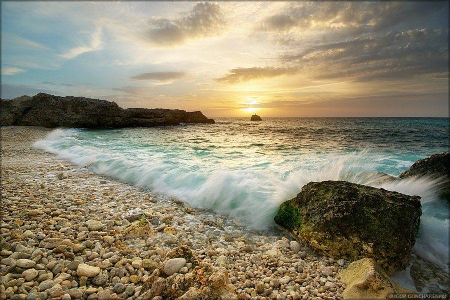 море, пейзаж, крым, закат,, Игорь