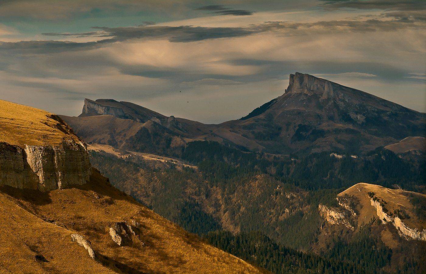 горы, кавказ, тхачи, сундуки, осень, ноябрь, ФЁДОР