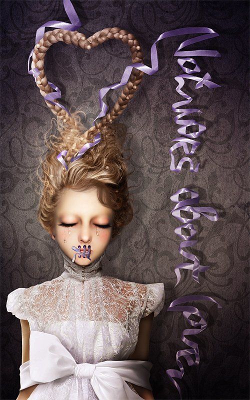 коллаж, фотошоп, фото арт Ни слова о любви... фото превью