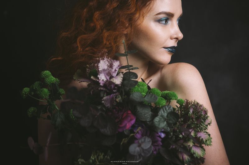 art, body, girl, skin, beauty, flowers, portrait Holy Aroma фото превью