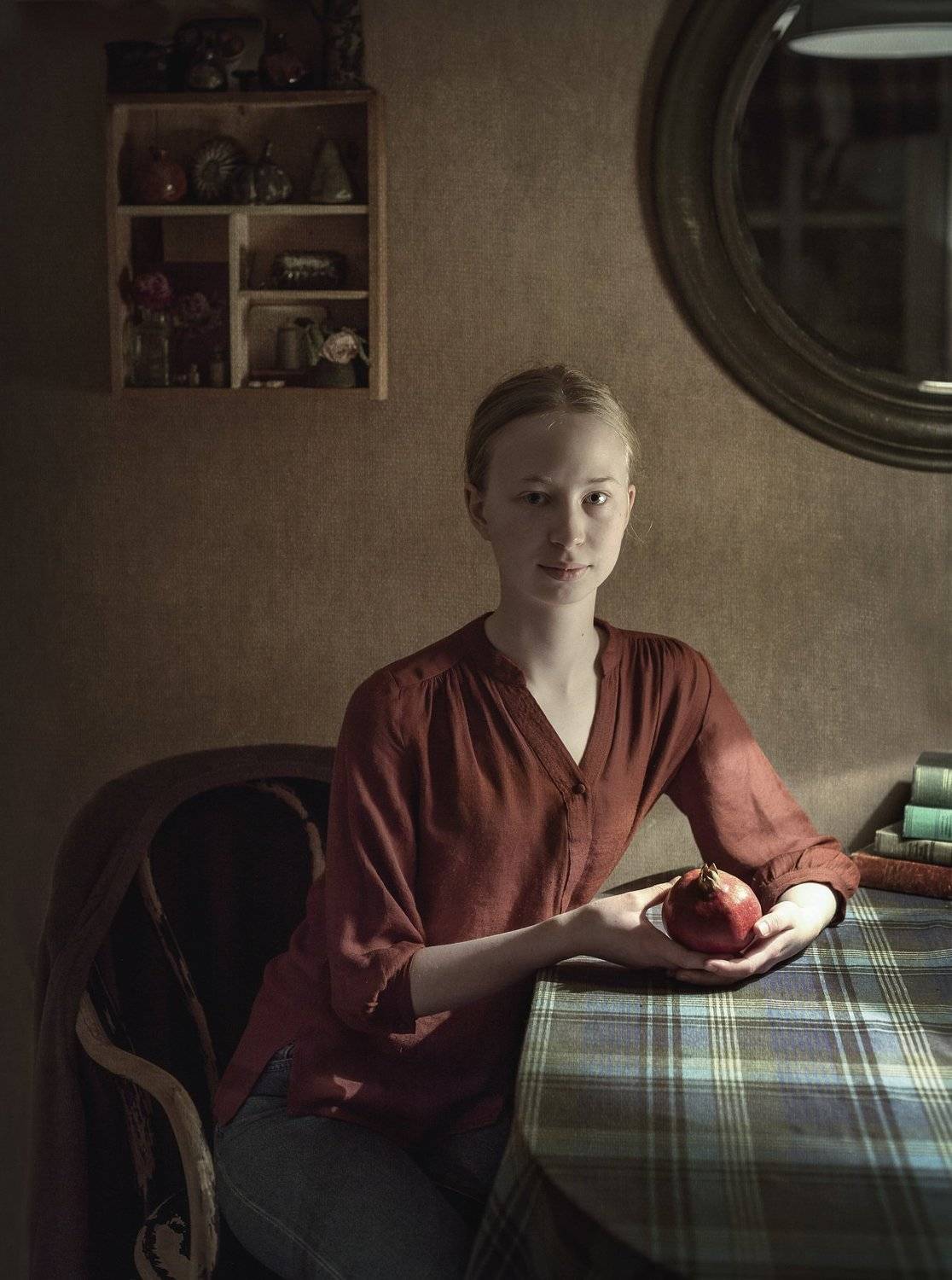 жанровый портрет , девушка , картина, Natalia Kholodova