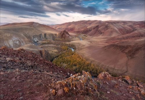 Марсианский пейзаж ..