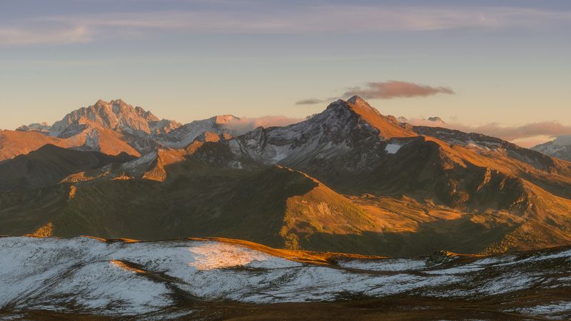 закат, пхия, кчр, осень ТАК НАЧИНАЛСЯ ЗАКАТ фото превью