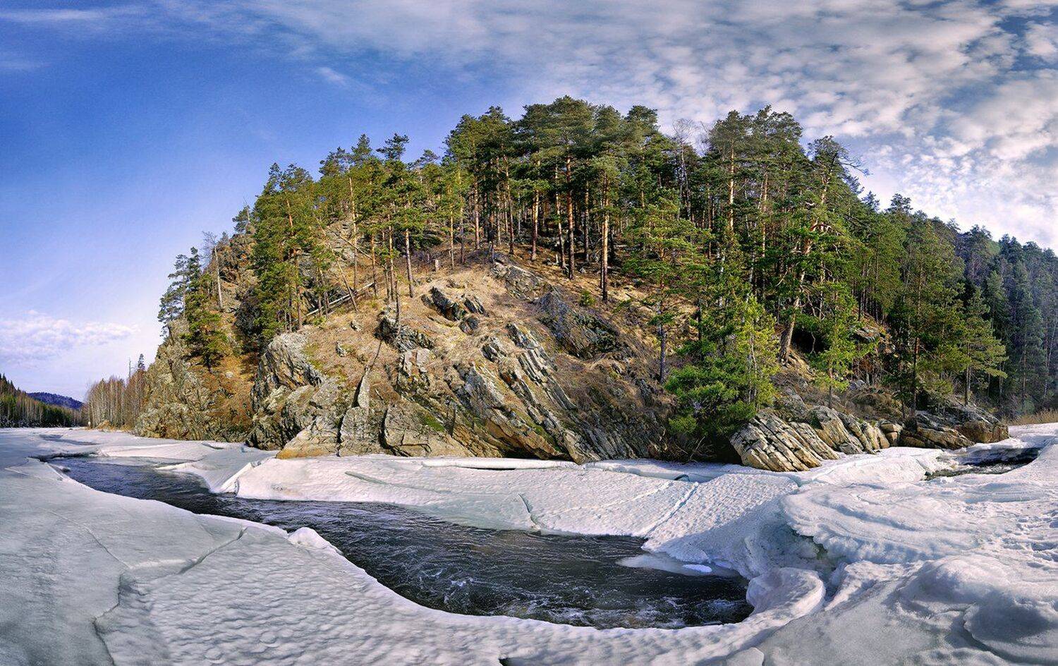 южный урал река инзер айгирские пороги март, Клековкин Алексей