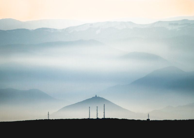 travel, mountaincs, landscape, adventure, nature, church Holy mountain фото превью