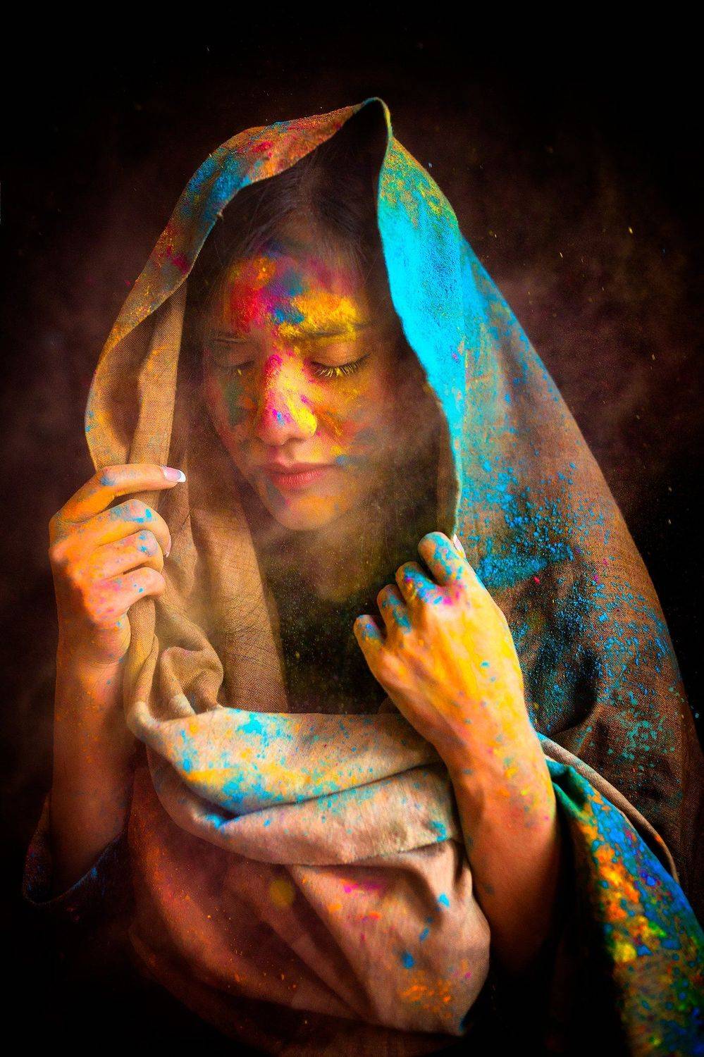 colorful,portrait,asia,women,indian, SUTIPORN SOMNAM