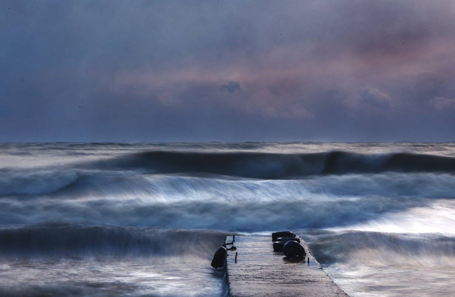 море шторм волна серфинг закат, Наталья Санникова