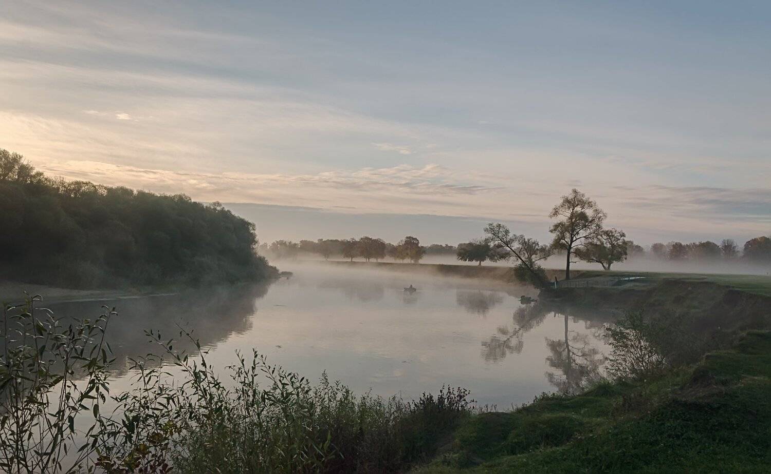 березуцкий александр, утро, туман, река, андреевский луг, Александр Березуцкий