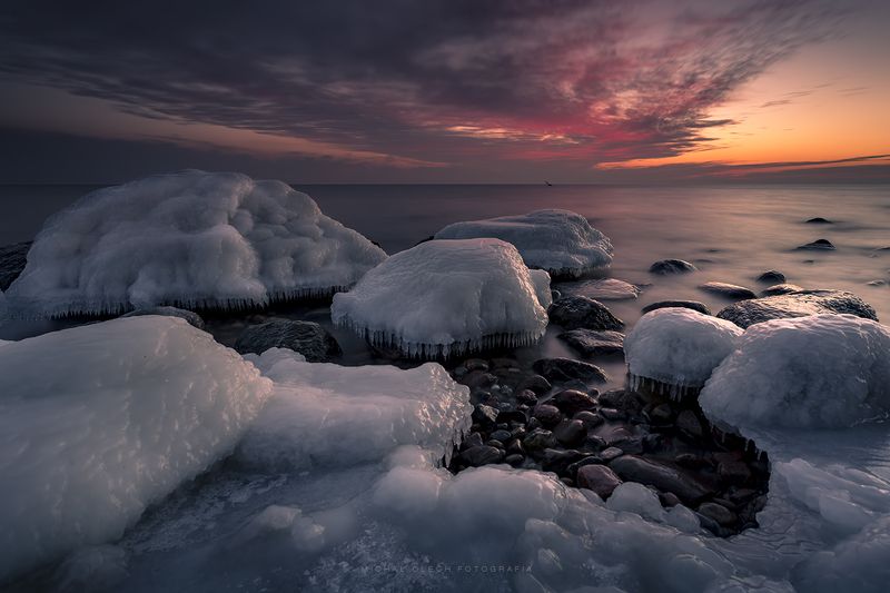 poland, gdynia, sea, baltic sea, shore, coast, море, балтийское море, польша Dawn фото превью
