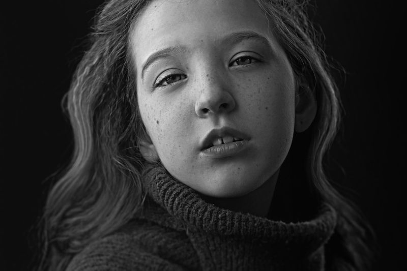 портрет, эмоция, bw, черно-белая, monochrome, дети, лицо, детский портрет Детские истории фото превью