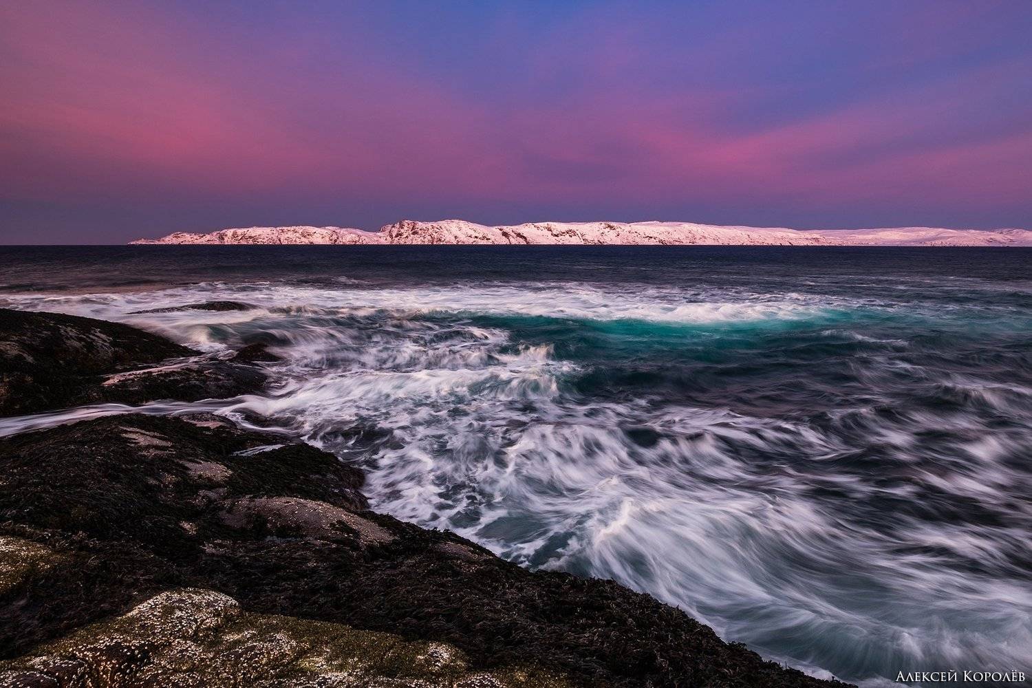 териберка, россия, кольский полуостров, баренцево море, арктика, север, заполярье, море, зима, закат, пейзаж, природа, teriberka, russia, kola peninsula, barents sea, arctic, north, sea, winter, sunset, landscape, nature, Алексей Королёв