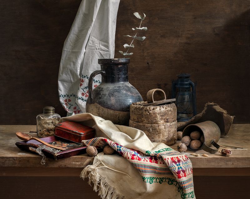 натюрморт, still life, Натюрморт днревенский (переработан) фото превью
