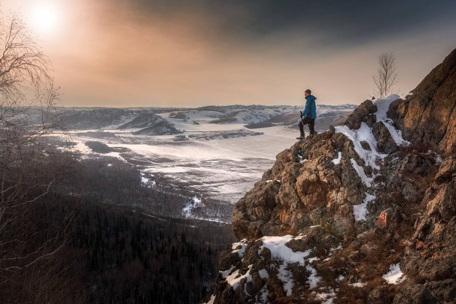 #trevel, #treveler, #hiking, #hill, #rock, #tracking, #landscape, #mountain, #mountains, #nature, #river, #winter, #sunset, #snow, #reserve, #altaikrai, #altai, #russia, #siberia, #tigirek, #пейзаж, #горы, #путешествие, #путешественник, #алтай, #тигирек, Денис Соломахин