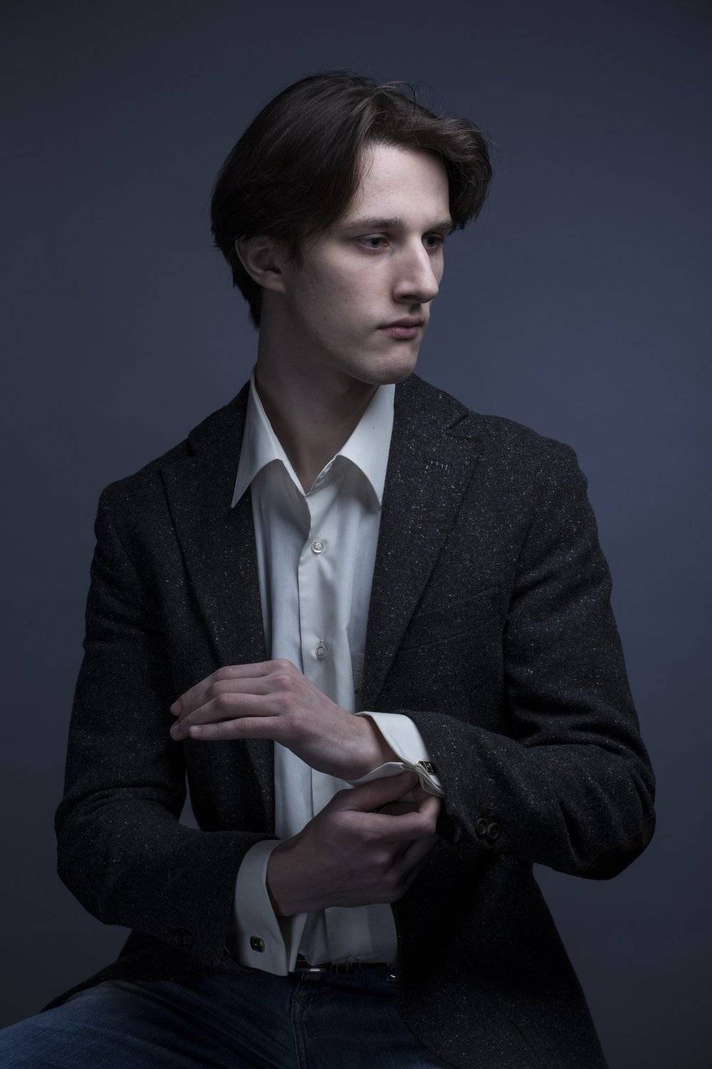 портрет фото студия чб свет мужской портрет, Алексей Малышев