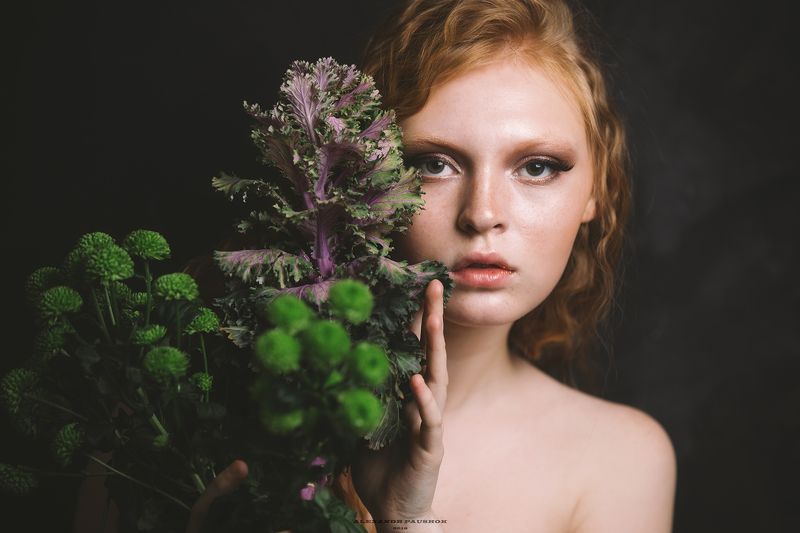 art, body, girl, skin, beauty, flowers, portrait Holy Aroma фото превью