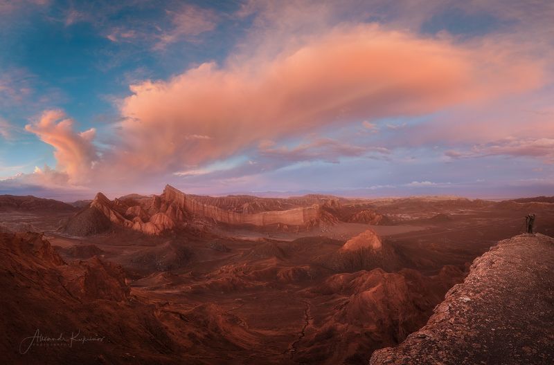 пейзаж, чили, лунная долина Вечер в Лунной Долине... фото превью