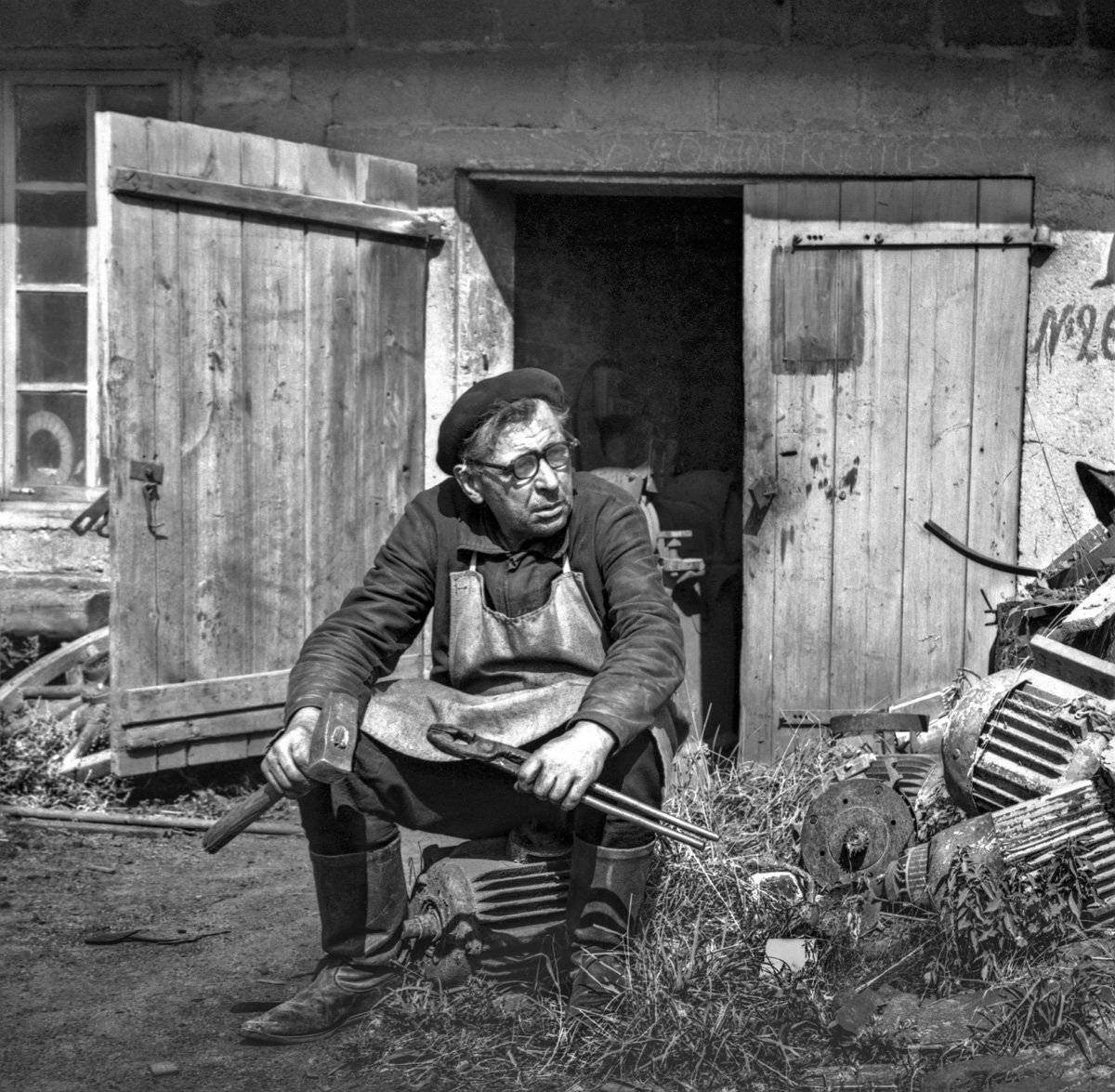 кузнец, деревня, работа, профессия, Rimantas Petrikas