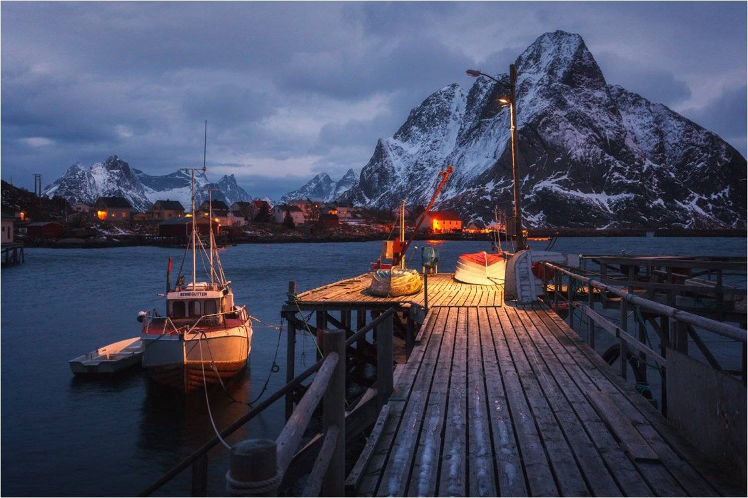 лофотенские острова, норвегия.причал,, Николай Бузмаков