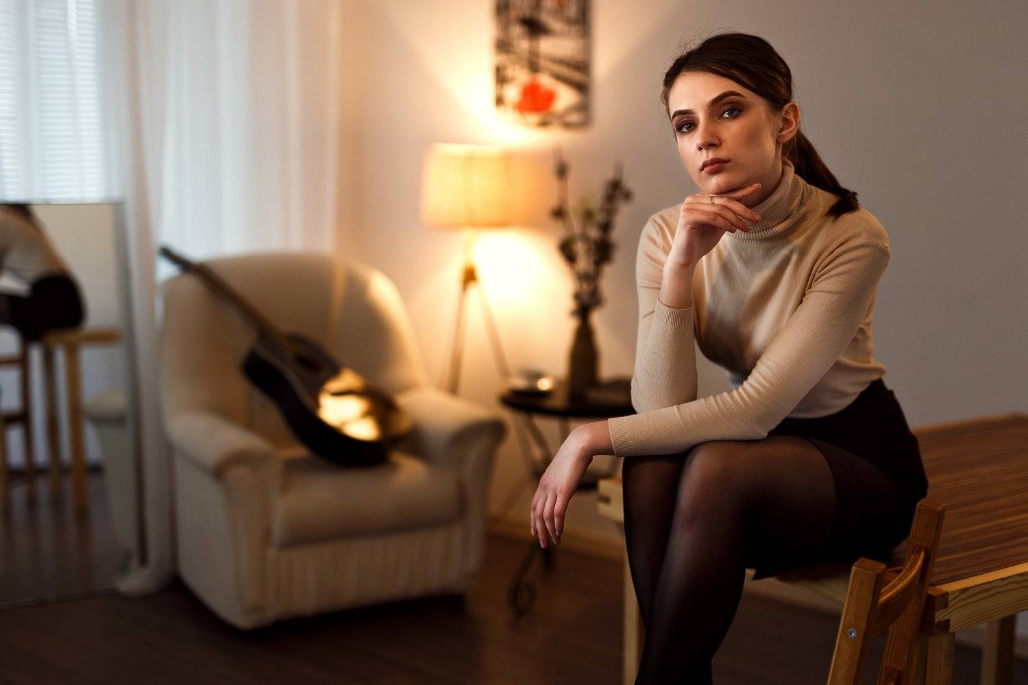 portrait, girl, people, color, eyes, light, девушка, studio, студия, портрет, head, свет, человек, эмоции, цвет, фотосессия, Иван Лосев