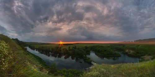 Рассвет у Ишутинского городища